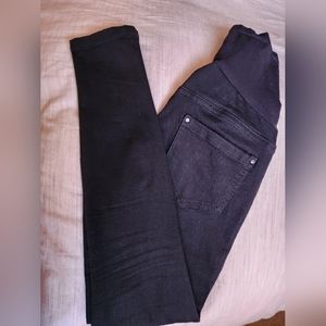 Indigo blue maternity jeggings